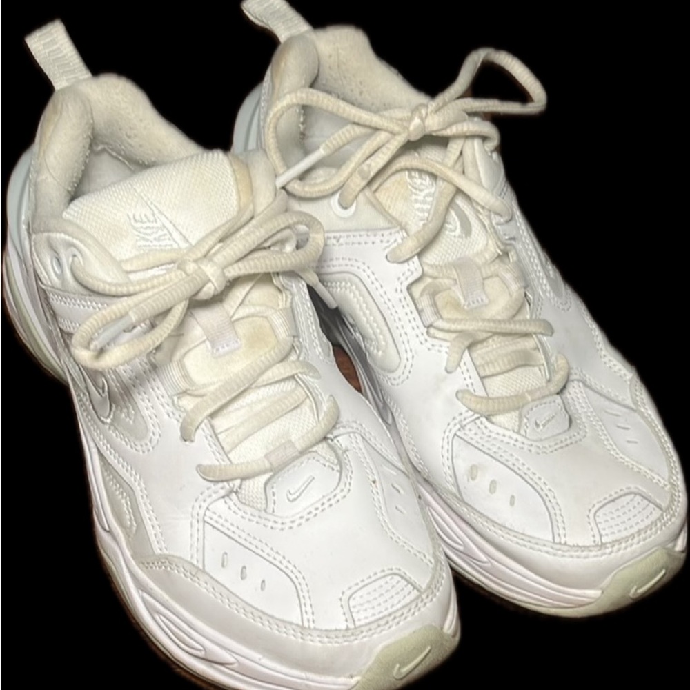 Nike Cream and White Running Shoes